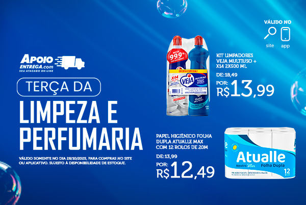 Terça da Limpeza e Perfumaria